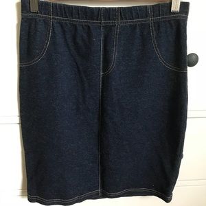 Max Studio Dark Blue Stretchy Pencil Skirt size S